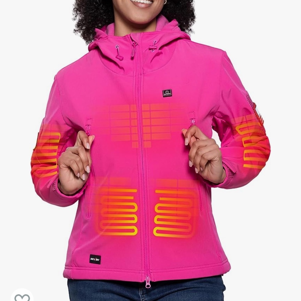 COPY - Brand new heated jacket for women in size M color PINK